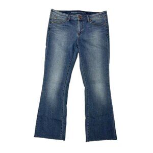 Articles of Society Medium Wash Frayed Hem Boot Cut Jeans Size 32 #2052